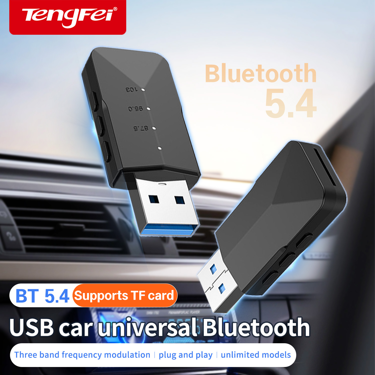 Bluetooth Adapter Receiver - Tengfei USB Bluetooth Adapter 5.4 Audio