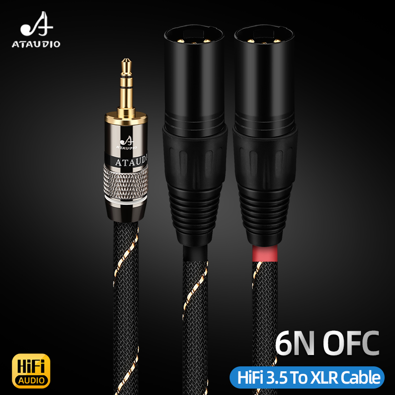 High Quality HiFi 3.5mm to 2XL - огляд і ціна Earphone Splitter Jack
