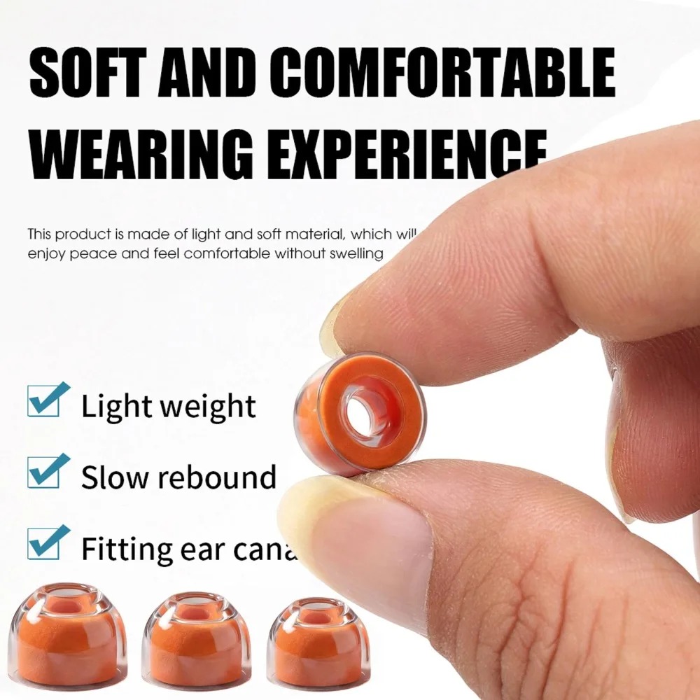 S/M/L Silicone+Memory Foam Ear - огляд і ціна Earphone Foam Tip