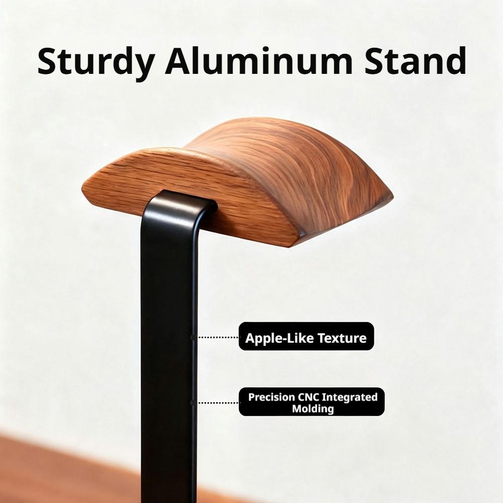Walnut Headphone Stand Stores  - огляд і ціна Headphone Stand Desk