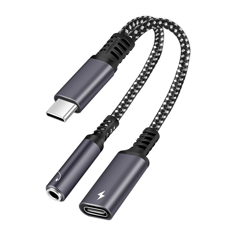 10/60W PD Fast Charger Cable 2 - огляд і ціна Earphone Splitter Jack