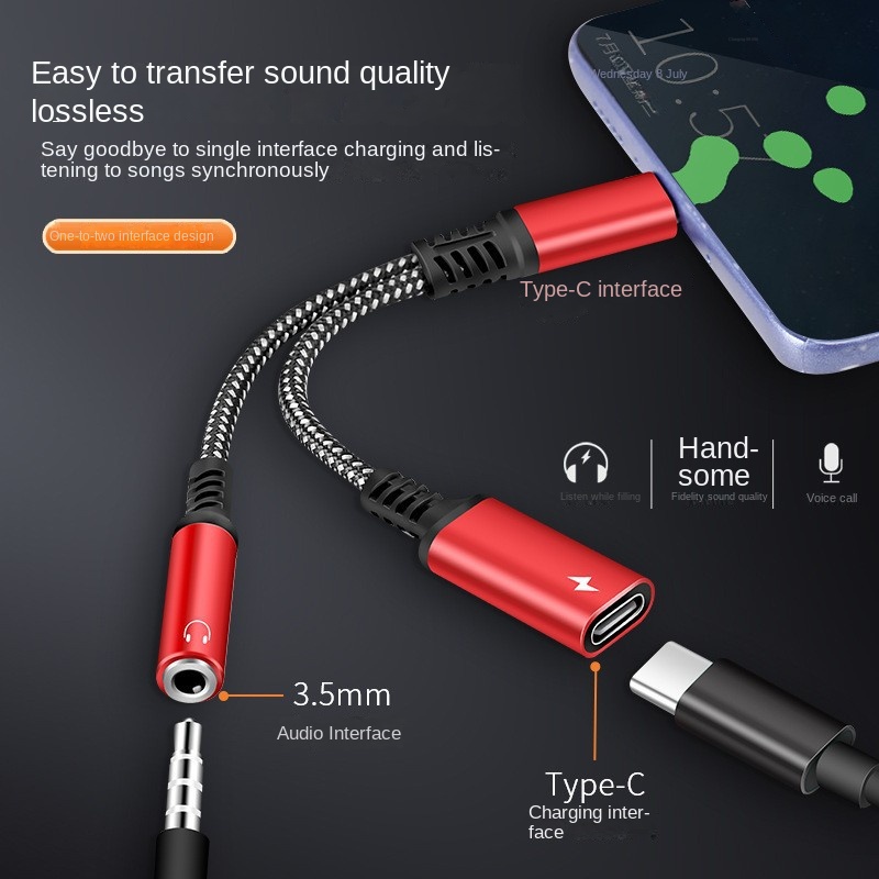 10/60W PD Fast Charger Cable 2 - огляд і ціна Earphone Splitter Jack