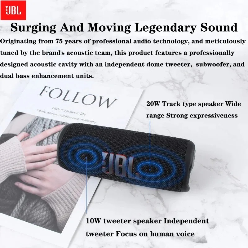 JBL FLIP6 Waterproof Portable  - огляд і ціна Jbl Speaker Flip 6