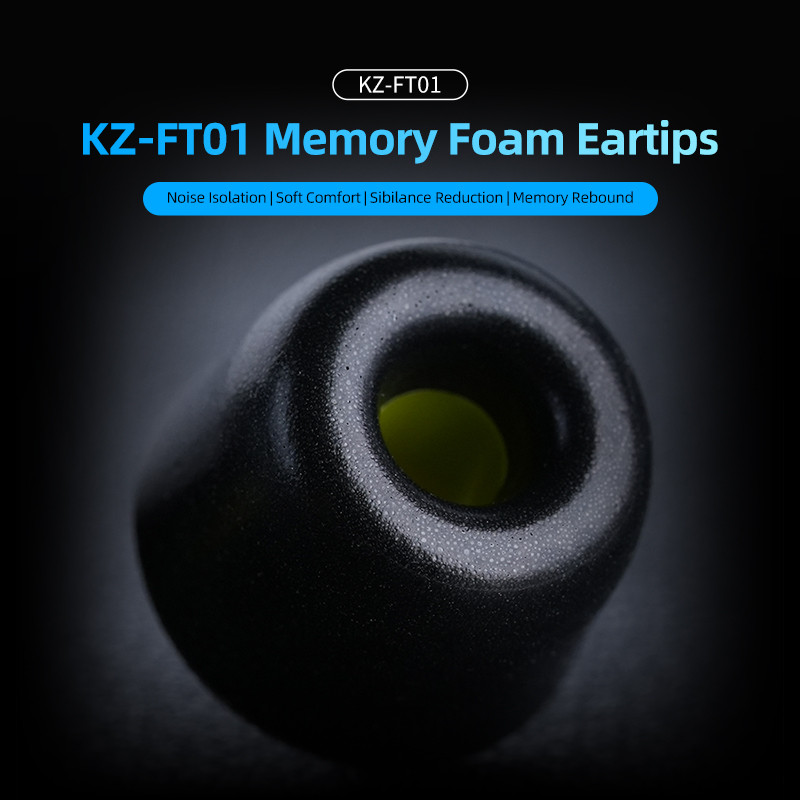 KZ FT01 High-End Memory Cotton - огляд і ціна Earphone Foam Tip