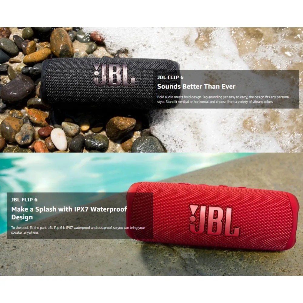 JBL FLIP6 Outdoor Bluetooth Sp - огляд і ціна Jbl Speaker Flip 6