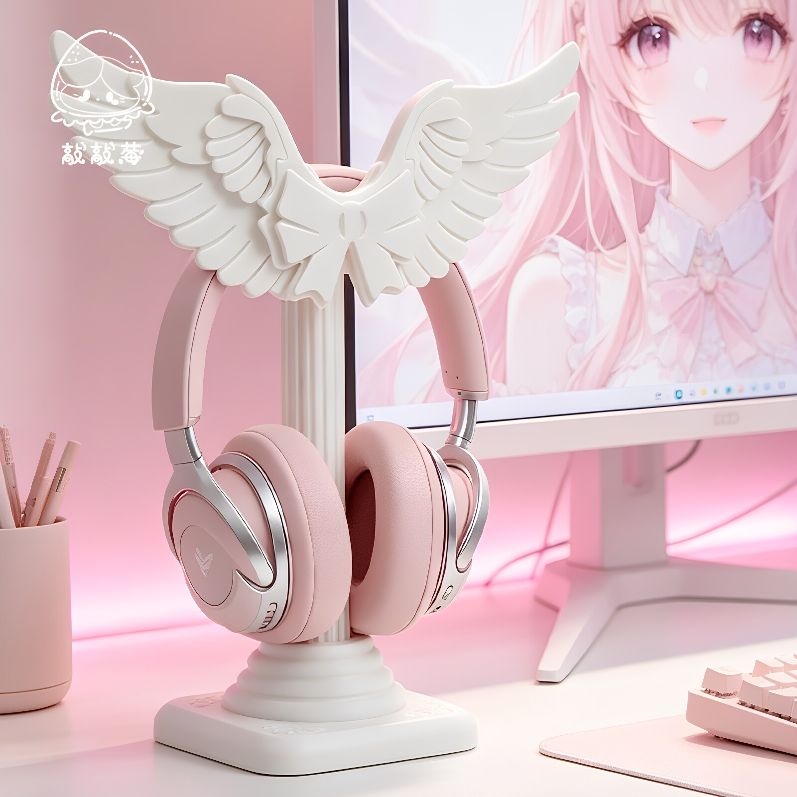 Cute Angel Wing Headset Holder - огляд і ціна Headphone Stand Desk