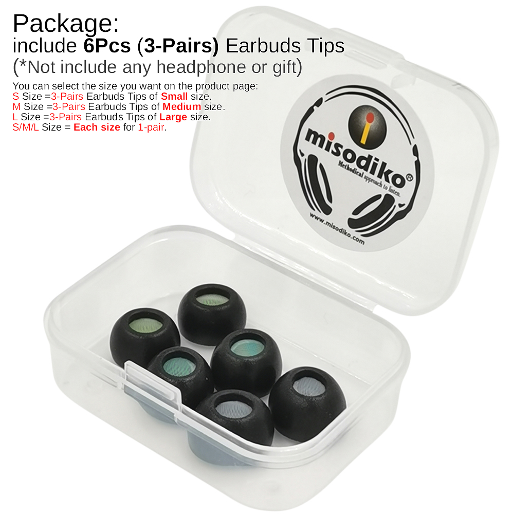misodiko Upgraded Oval Memory  - огляд і ціна Earphone Foam Tip