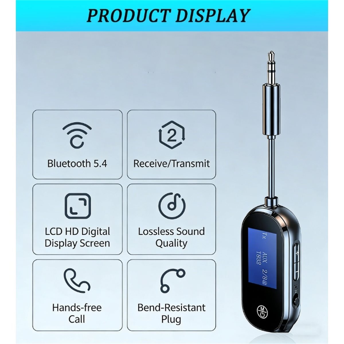 DTC5 Bluetooth 5.4 Audio Adapt - огляд і ціна Bluetooth Adapter Receiver